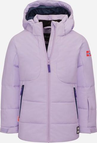 TROLLKIDS Outdoor jacket in Purple: front