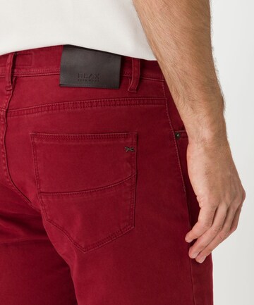 BRAX Regular Trousers 'Cadiz' in Red