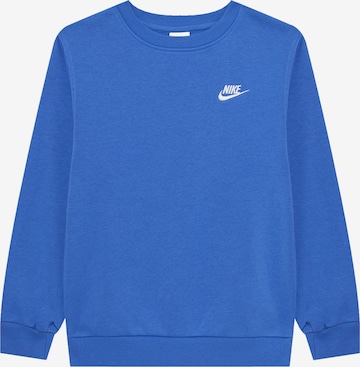 mėlyna Nike Sportswear Megztinis be užsegimo 'CLUB FLEECE': priekis