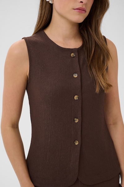 Kaffe Bluse 'Kristina' in L in mokka, Produktansicht