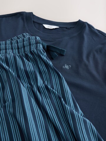 Next - Pijama comprido em azul