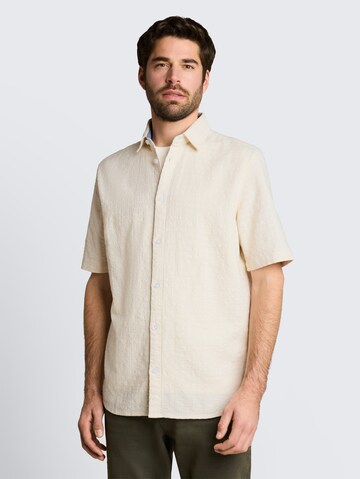 TOM TAILOR Regular fit Button Up Shirt in White: front