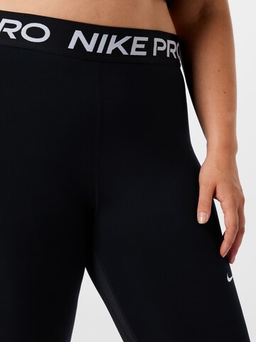 NIKE Skinny Sportovní kalhoty – černá