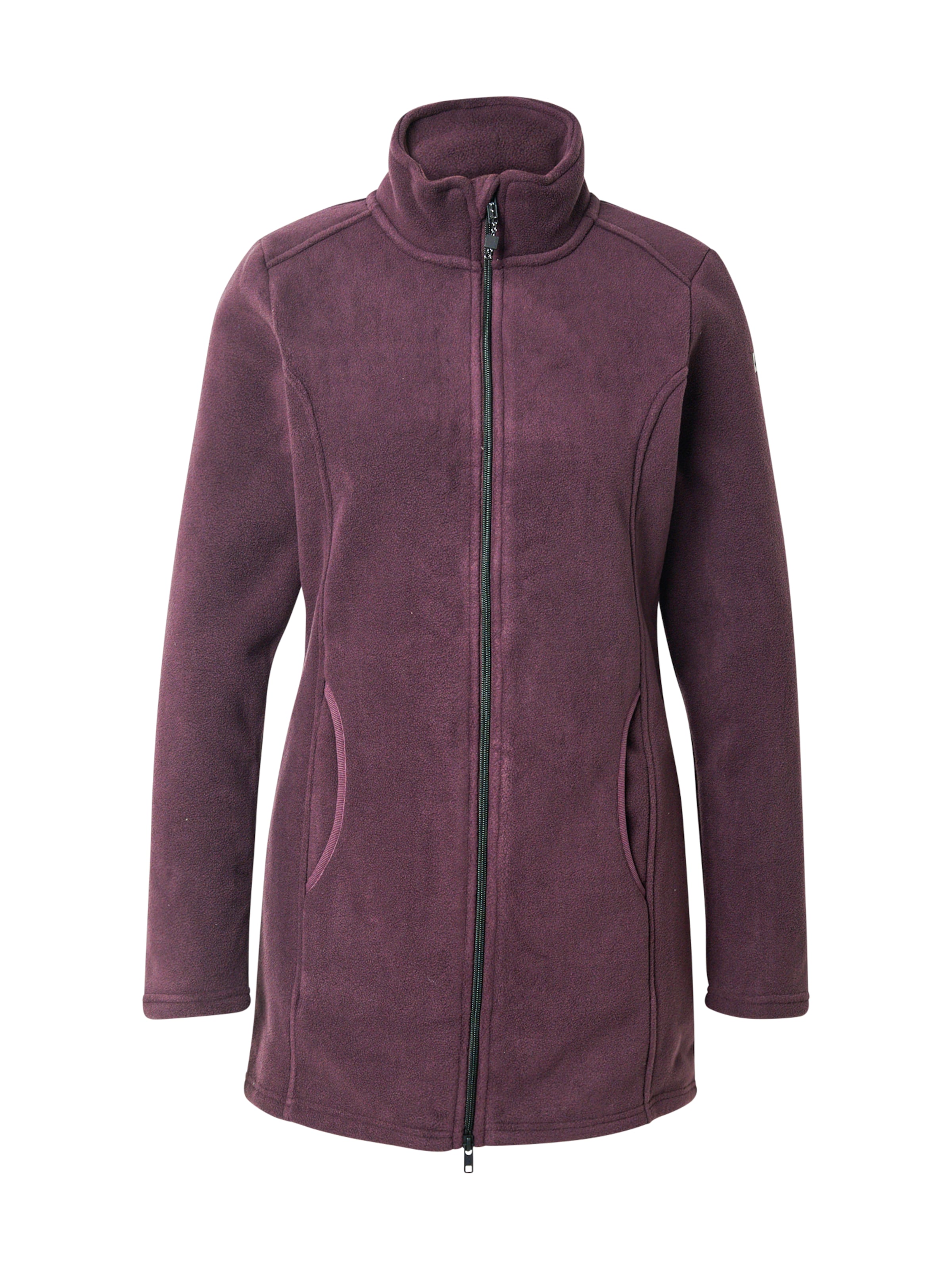 KILLTEC Λειτουργική ζακέτα φλις 'KOW 110' σε λιλά: μπροστά