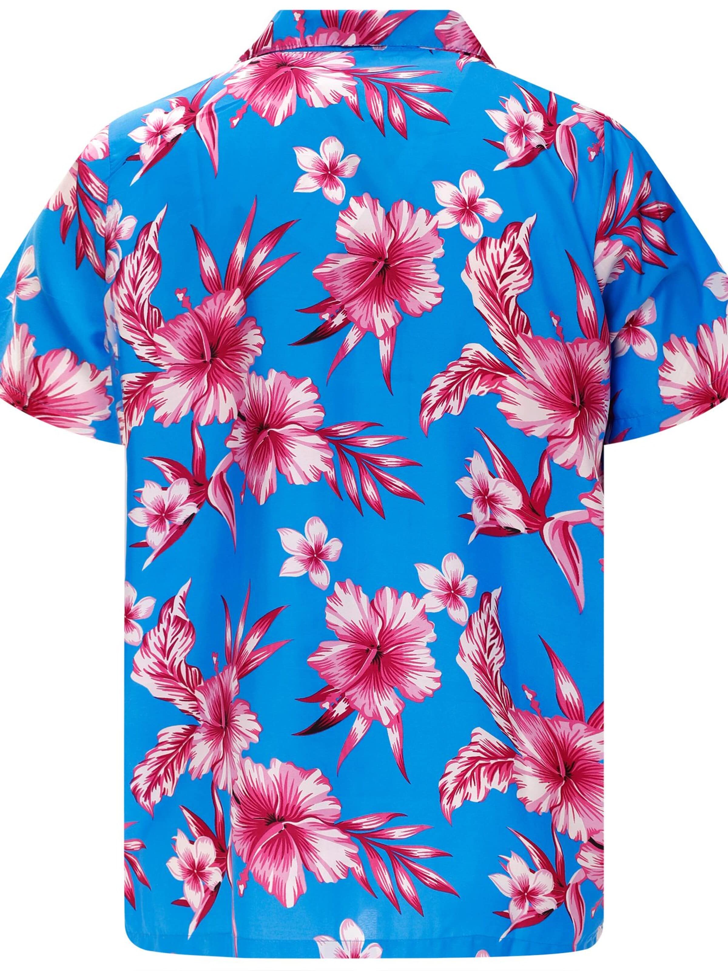 Maglietta 'Mono Flowers' di King Kameha in rosa