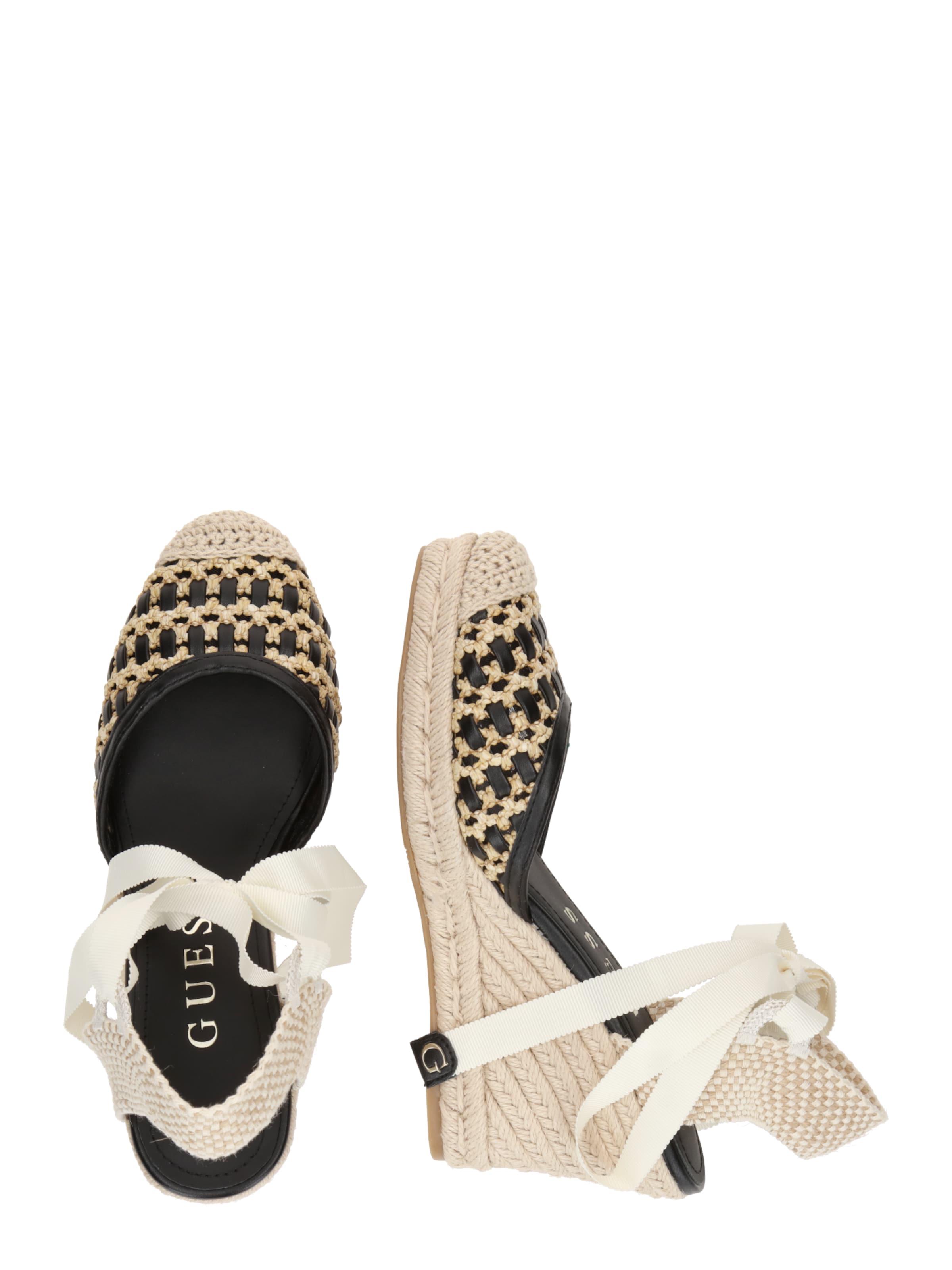 GUESS Лодочки с открытой пяткой 'CYRENAM' в Черный