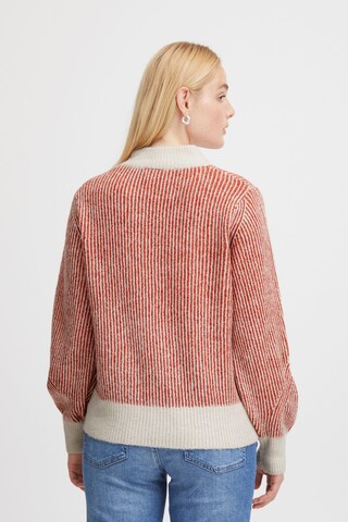 ICHI Sweater 'Kamara' in Red