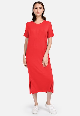 HELMIDGE Sheath Dress in Red: front