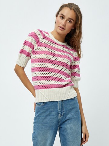 Pullover 'Georgina' di minus in rosa: frontale