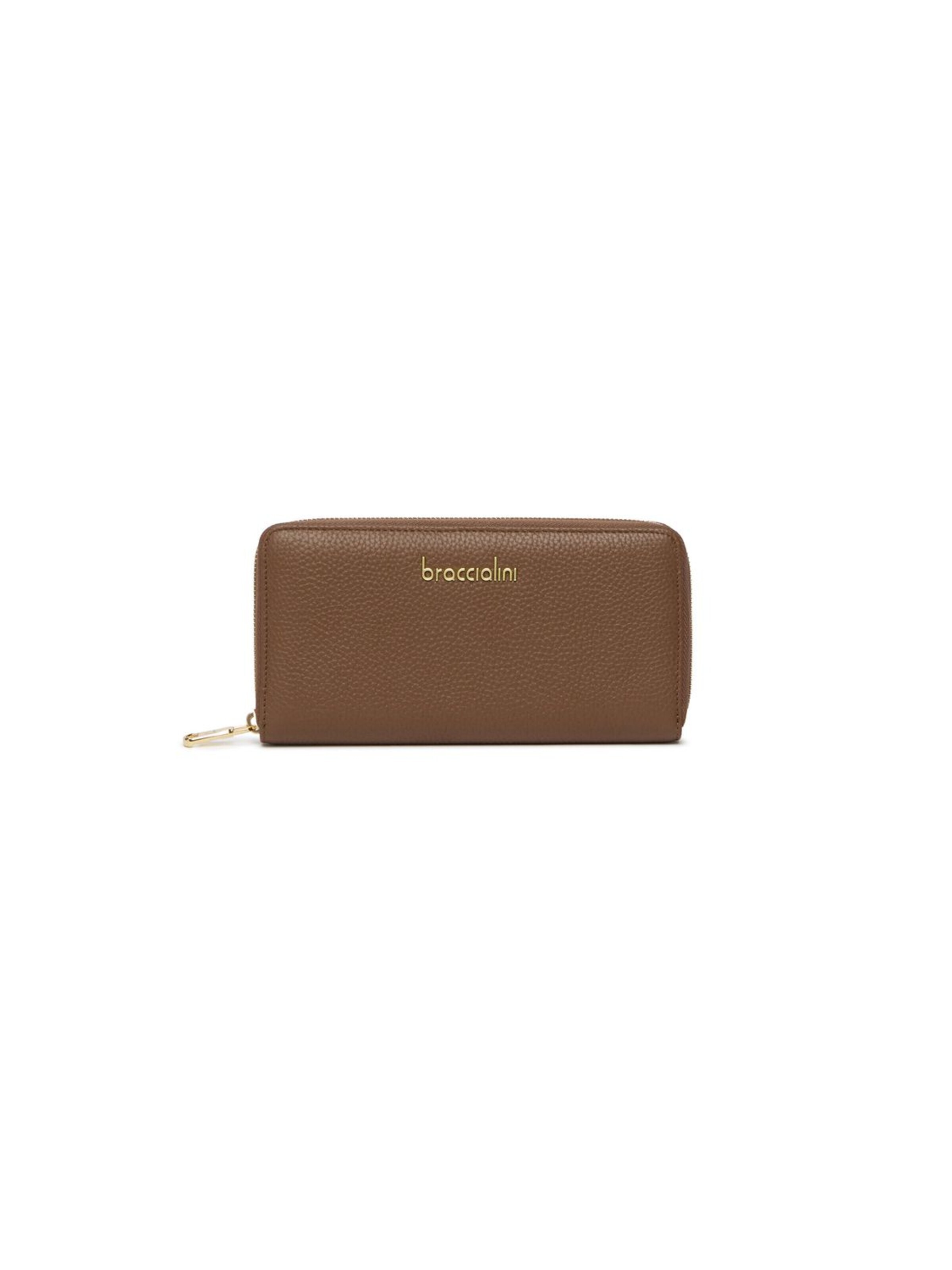 Braccialini - Cartera 'Basic' en marrón: frente