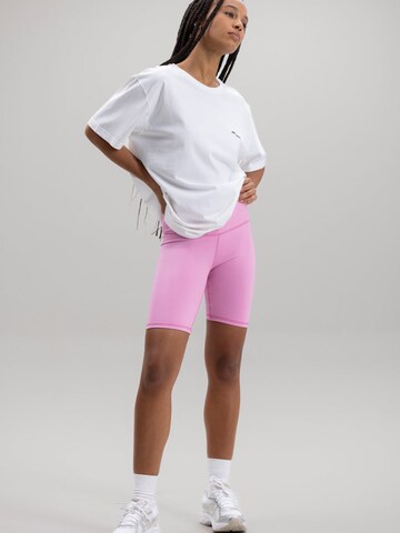 Hey Honey Skinny Leggings 'Biker' in Pink