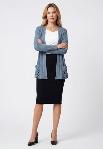 usha BLACK LABEL Gebreid vest in Blauw