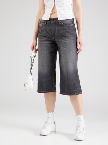 Wide Leg Jean WEEKDAY en noir : devant