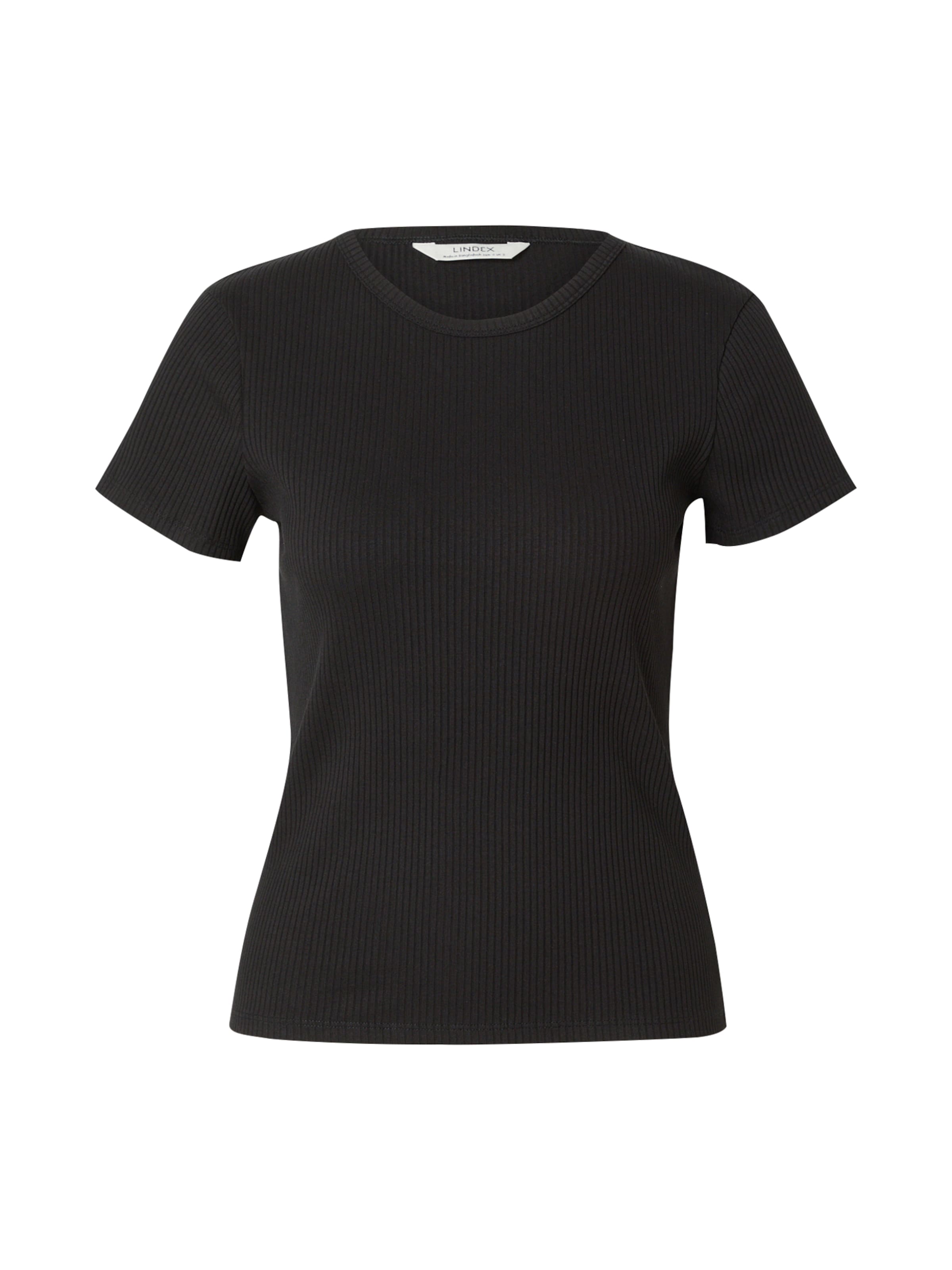 Lindex Μπλουζάκι 'Love' σε μαύρο: μπροστά