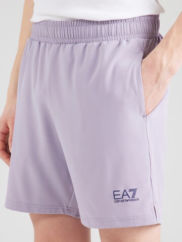 EA7 Emporio Armani regular Sportsbukser i lilla