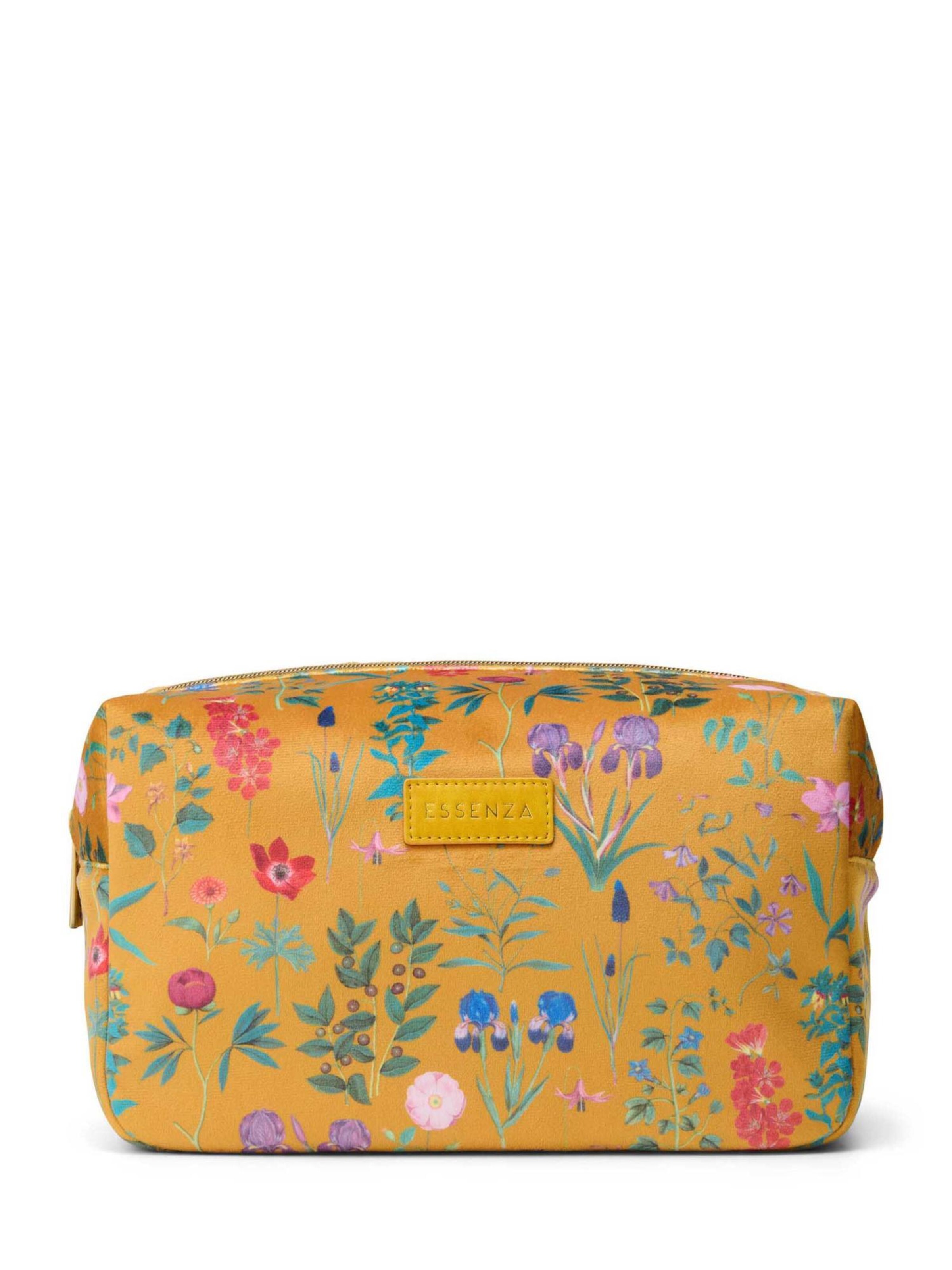 ESSENZA Toiletry Bag 'Pepper Marigold' in Yellow: front