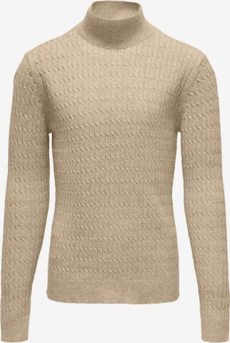 KIDS ONLY Sweater in Beige: front