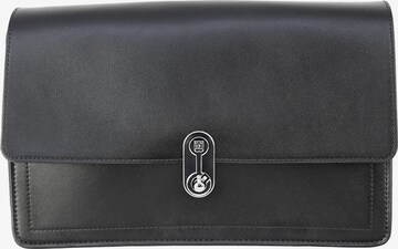Borsa a spalla 'Borsa a Spalla Donna Bruno Magli Carol Flap Eco-Pelle Twist Lock' di Bruno Magli in nero: frontale