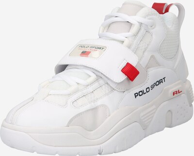 Polo Ralph Lauren High-top trainers in Night blue / Light red / White, Item view
