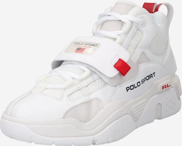 Polo Ralph Lauren Sneakers high i hvit: forside