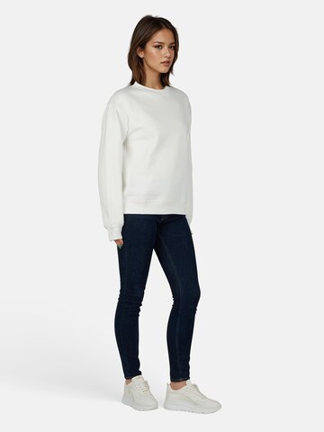 salzhaut Sweatshirt 'Tagel' in Wit