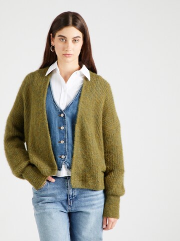 AMERICAN VINTAGE - Cárdigan 'EAST' en verde: frente