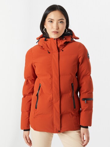 ICEPEAK Outdoor Jacket in Brown: front