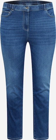 SAMOON Jeans i blå: framsida