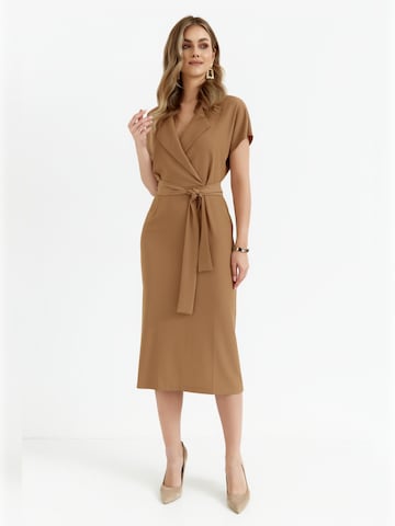Stylove - Vestido camisero en beige