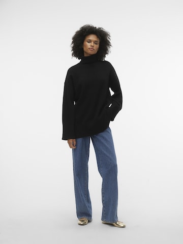 VERO MODA Pullover 'Gold Needle' in Schwarz