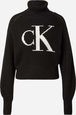 Calvin Klein Jeans Sweater in Black: front
