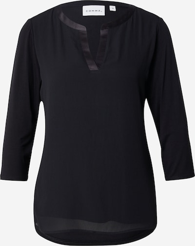 Marškinėliai iš COMMA, spalva – juoda, Prekių apžvalga