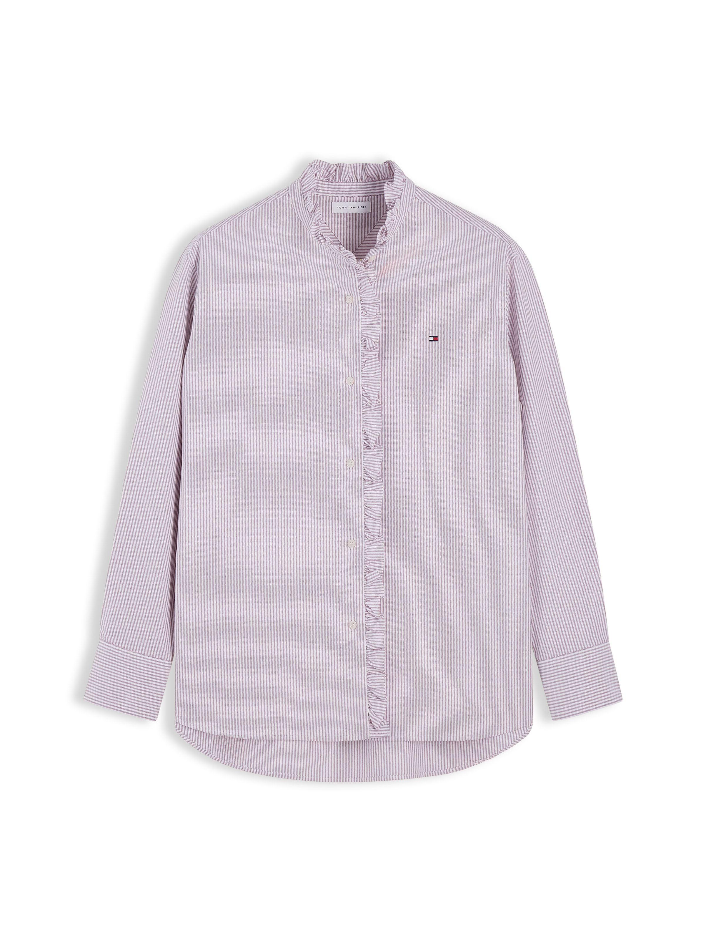 TOMMY HILFIGER Bluse i XS i cyclam / hvid, Produktvisning