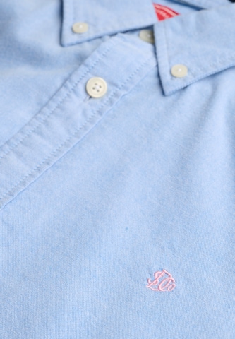 Superdry & Co Regular fit Button Up Shirt 'Preppy' in Blue