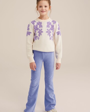 Evazați Leggings de la WE Fashion pe albastru