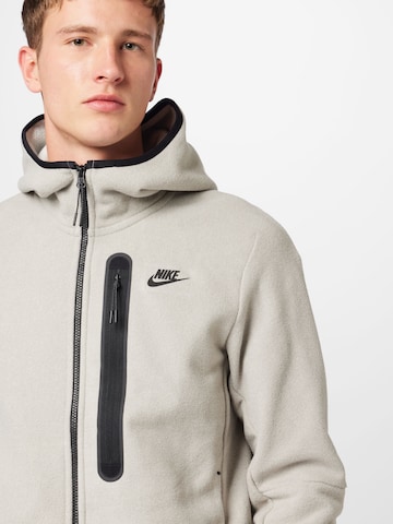 Nike Sportswear - Casaco de velo em cinzento