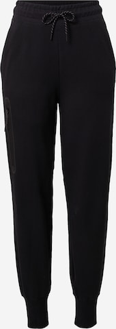 Pantaloni 'Tech Fleece' de la Nike Sportswear pe negru: față