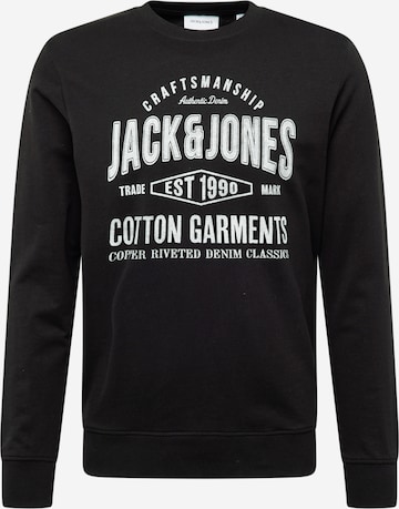 JACK & JONES Sweatshirt 'JJJeans' in Black: front