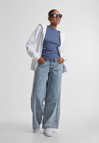 Urban Classics Sweatjacka i vit