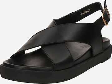 Sandales 'Nico' Alohas en noir : devant