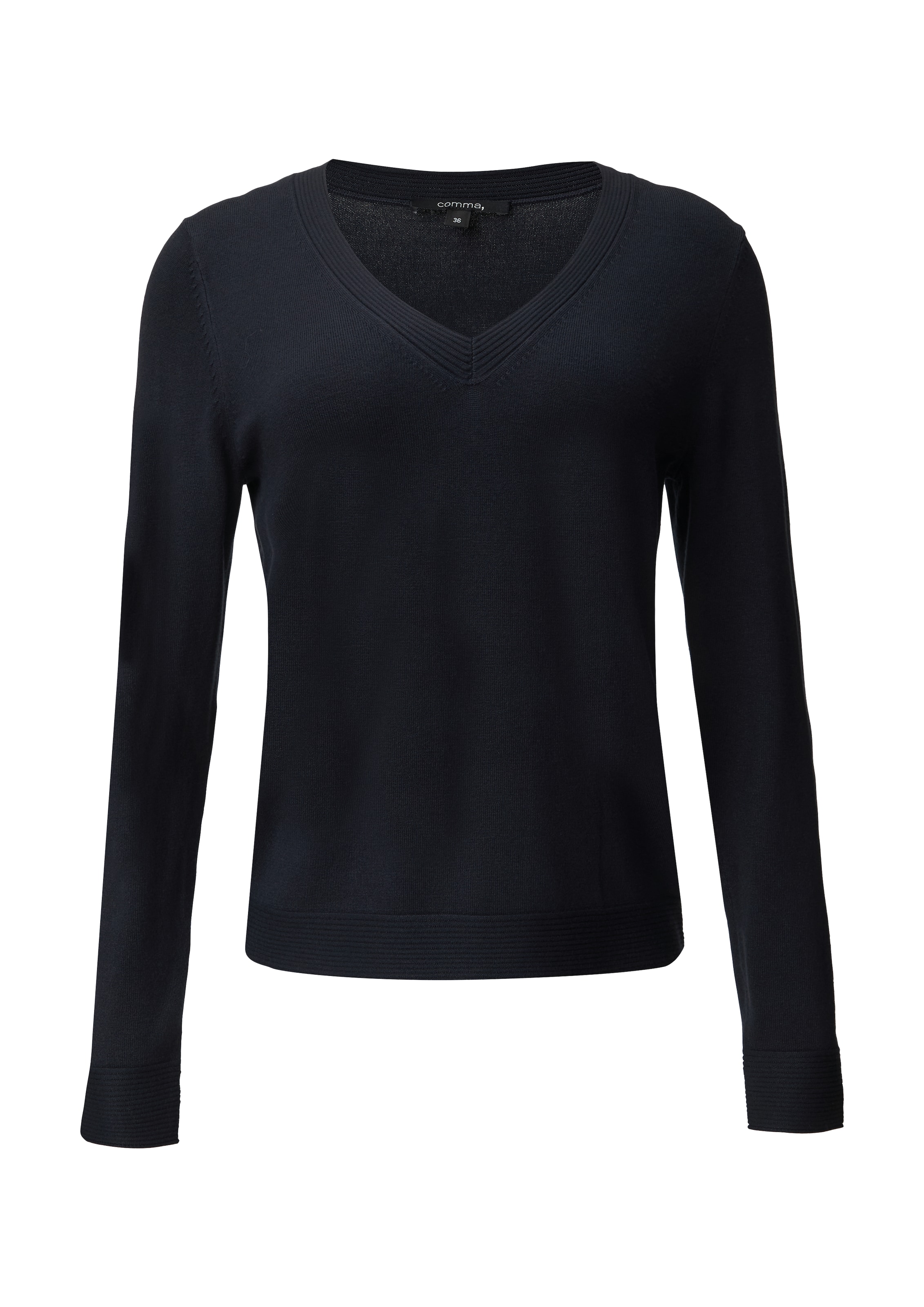 COMMA Pullover in Blau: Vorderseite