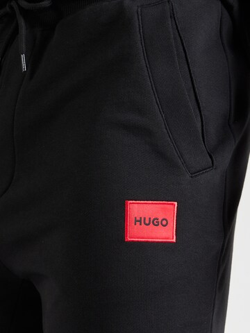 HUGO Tapered Pants 'Doak' in Black