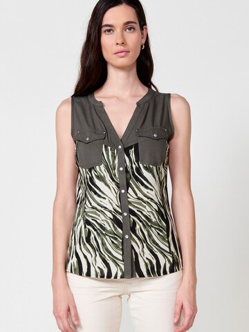 Camicia da donna di KOROSHI in verde