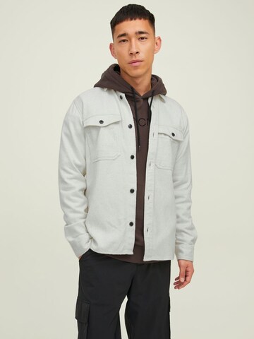 JACK & JONES Tussenjas 'Mark' in Wit: voorkant