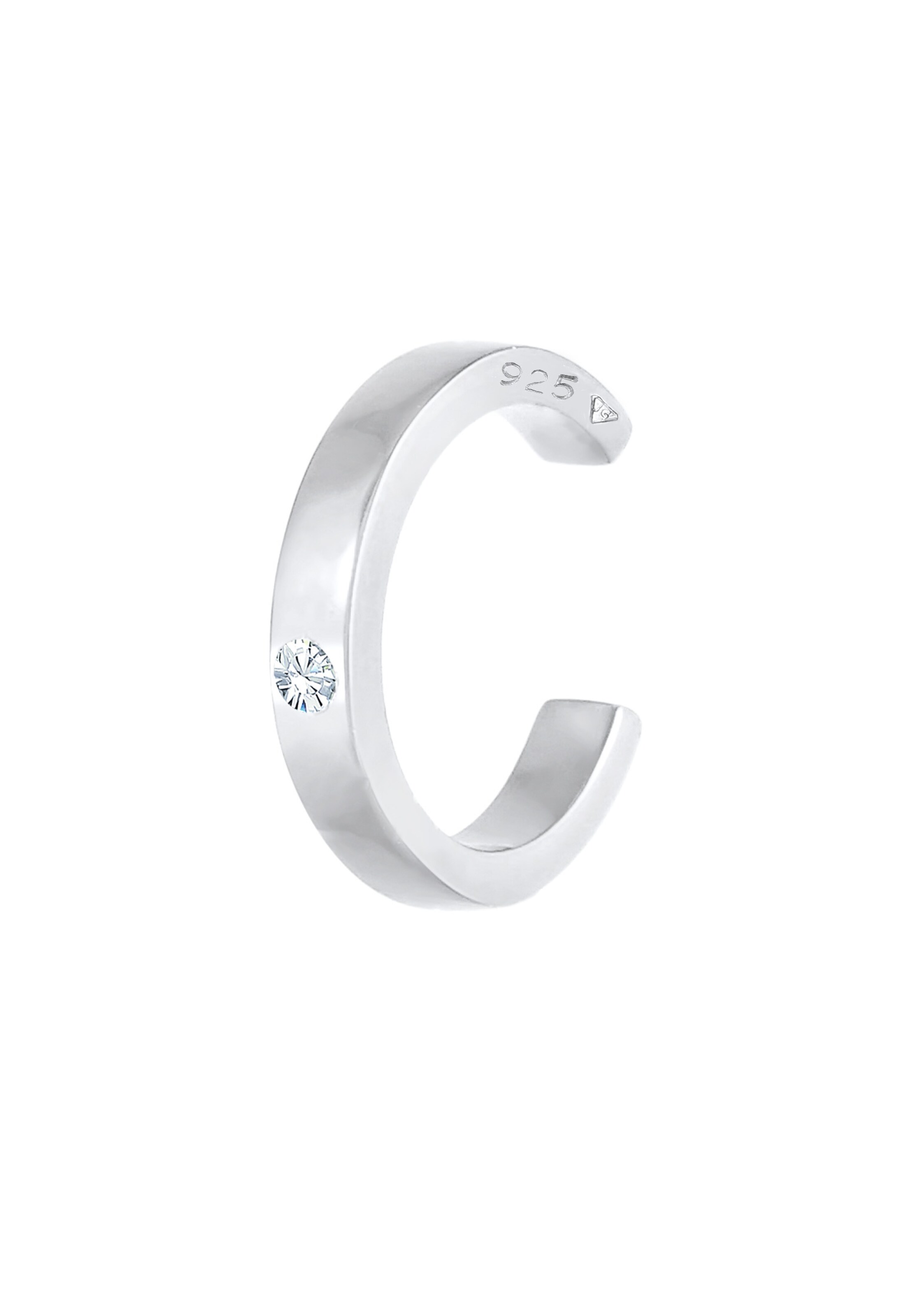 ELLI Ohrringe Earcuff in Silber: Vorderseite