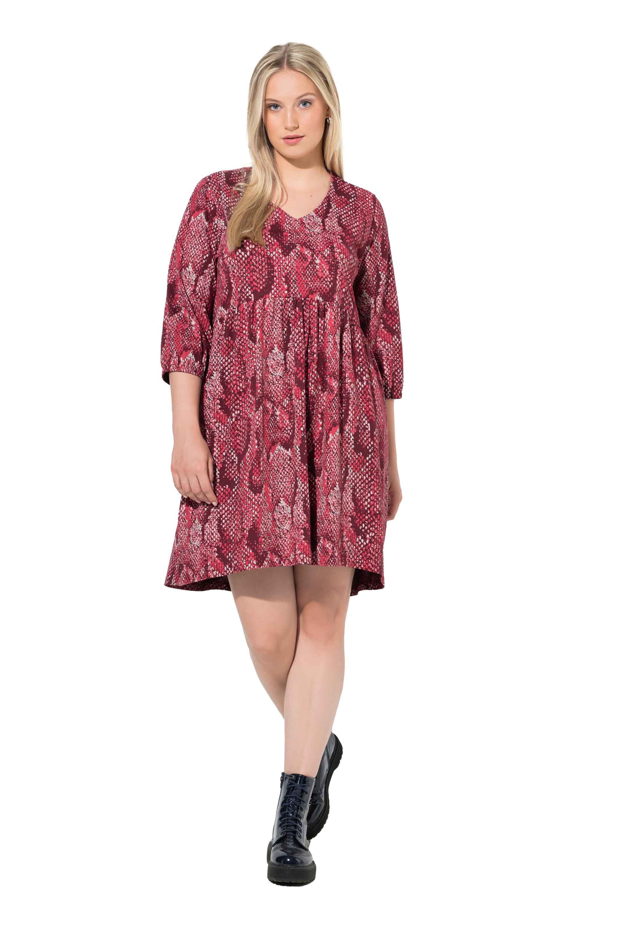 Ulla Popken Dress in Pink: front