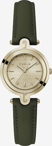 FURLA Analog Watch 'Arch-Bar' in Green: front