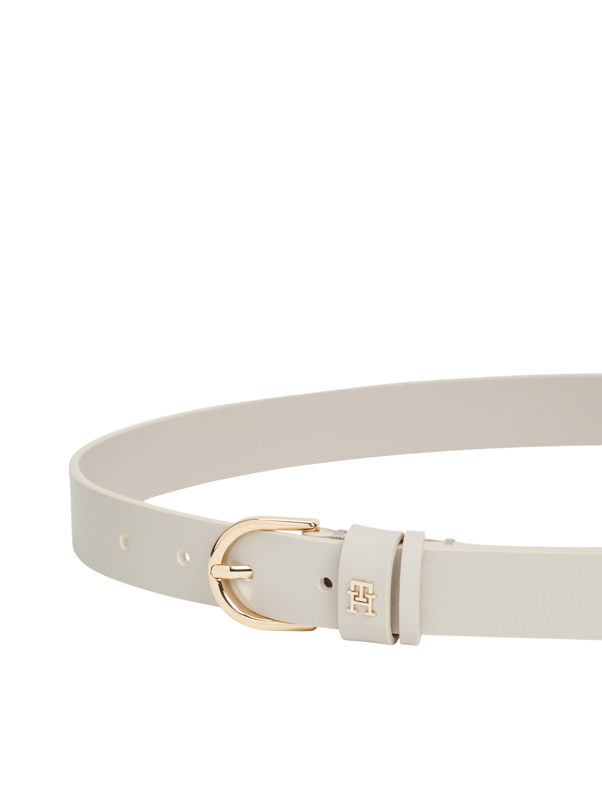 TOMMY HILFIGER Колан 'ESSENTIAL EFFORTLESS' в бежово: отпред