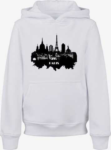 Sweat 'Cities Collection - Paris skyline' F4NT4STIC en blanc : devant