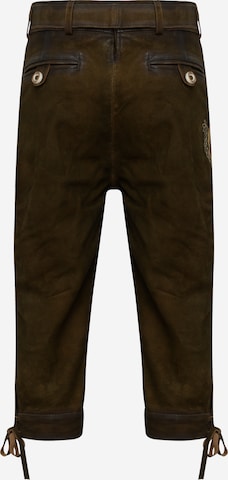 Regular Pantalon folklorique 'Schorschi' MARJO en marron